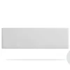 Moonia Tête de Lit Tapisée NOVA Simili cuir 115x50x5 cm - Blanc - New