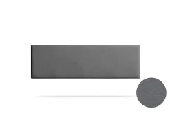 Moonia Tête de Lit Tapisée NOVA Simili cuir 160x50x5 cm - Gris Foncé -