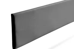 Moonia Tête de Lit Tapisée NOVA Simili cuir 160x50x5 cm - Gris Foncé -