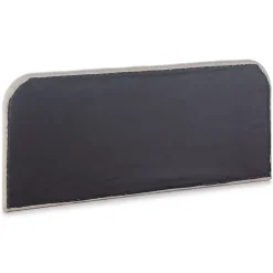 Vs Venta-Stock Tête de lit tapissée Saona 150x60 cm Couleur Beige, 8 cm d'épaisseur Outlet