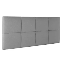 Vs Venta-Stock Tête de lit tapissée Sicilia 140x60 cm Gris