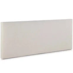 Vs Venta-Stock Tête de lit tapissée Tagomago 160x60 cm de Lin Naturel, 8 cm d'épaisseur Sale