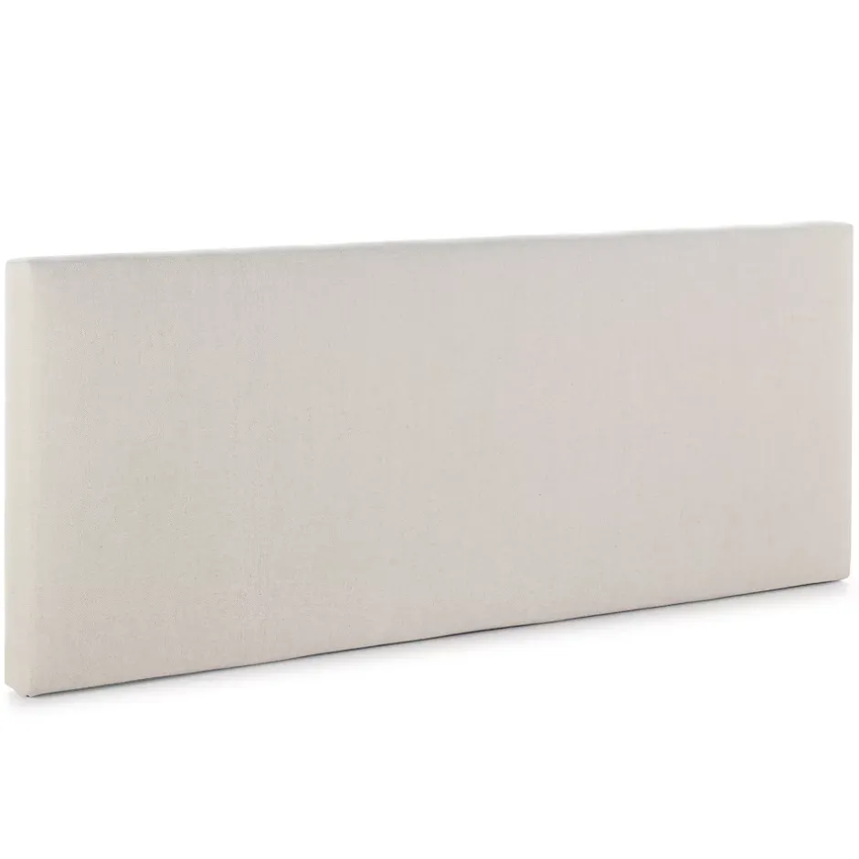 Vs Venta-Stock Tête de lit tapissée Tagomago 150x60 cm de Lin Naturel, 8 cm d'épaisseur Hot