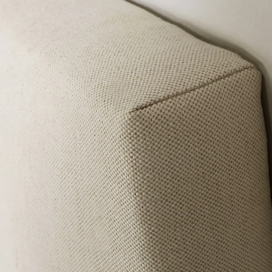 Vs Venta-Stock Tête de lit tapissée Tagomago 150x60 cm de Lin Naturel, 8 cm d'épaisseur Hot
