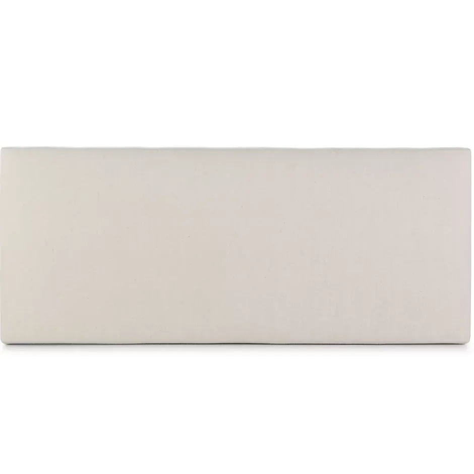 Vs Venta-Stock Tête de lit tapissée Tagomago 140x60 cm de Lin Naturel, 8 cm d'épaisseur Sale