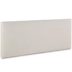 Vs Venta-Stock Tête de lit tapissée Tagomago 140x60 cm de Lin Naturel, 8 cm d'épaisseur Sale