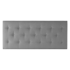 Vs Venta-Stock Tête de lit tapissée Turin 140x60 cm Gris Sale
