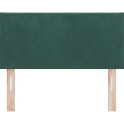 Vidaxl Tête de lit Vert foncé 90 cm Velours New