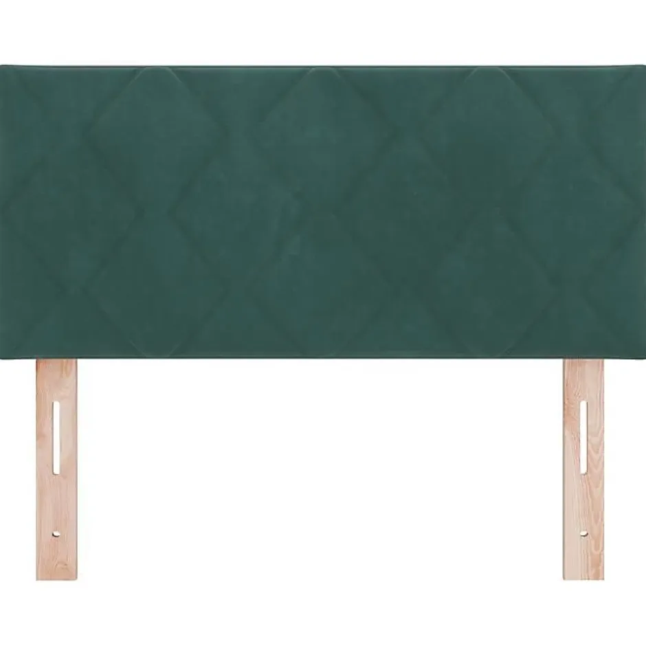 Vidaxl Tête de lit Vert foncé 90 cm Velours New