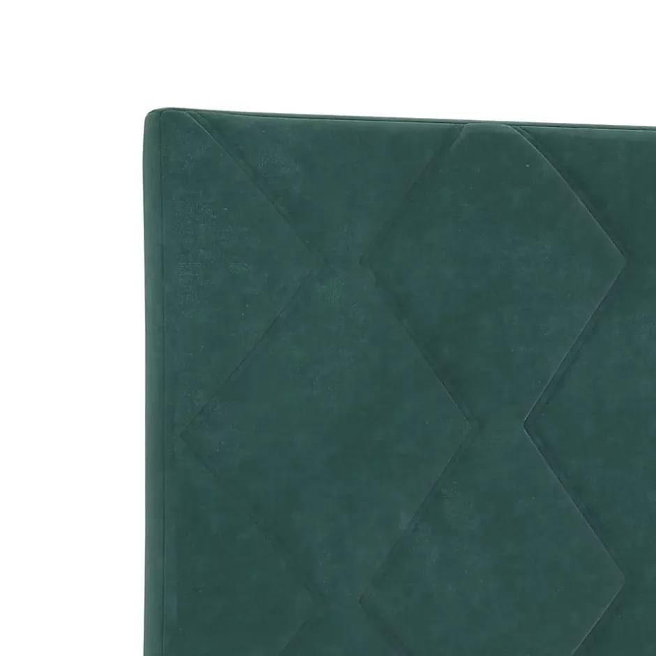 Vidaxl Tête de lit Vert foncé 90 cm Velours New