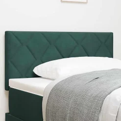 Vidaxl Tête de lit Vert foncé 90 cm Velours New