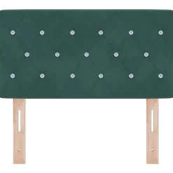 Vidaxl Tête de lit Vert foncé 80 cm Velours