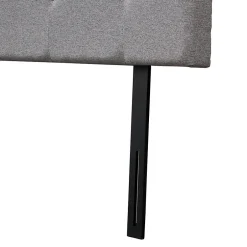 Teeno Tête de lit 140x60 cm, Épaisseur 8 cm, gris Outlet