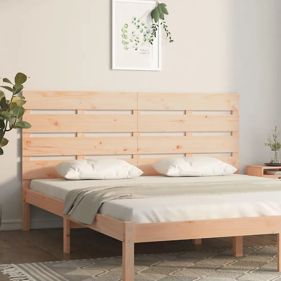 Vidaxl Tête de lit 140x3x80 cm Bois massif de pin Outlet