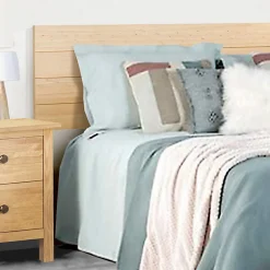 Venprodin - Tête de lit en bois 105 cm Magda 110X45 Chêne Miel