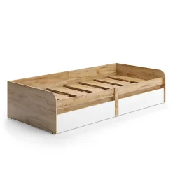 Vicco Lit denfant Blanc/Artisan 90x200 cm sans matelas Sale