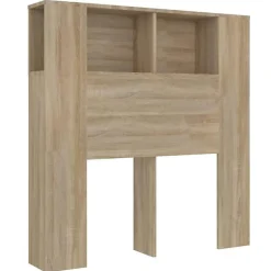 Vidaxl Armoire de tête de lit Chêne sonoma 100x18,5x104,5 cm 811910.