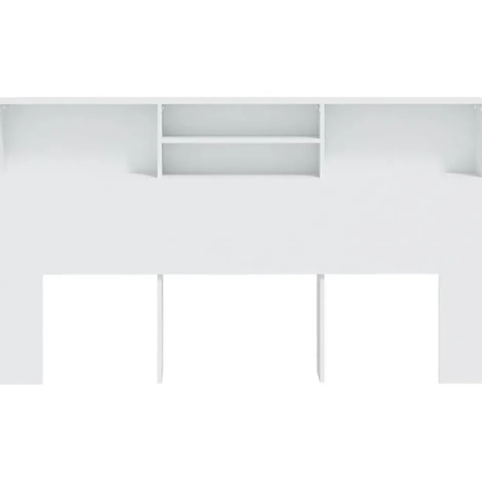 Vidaxl Armoire de tête de lit Blanc 180x19x103,5 cm 811880 Hot