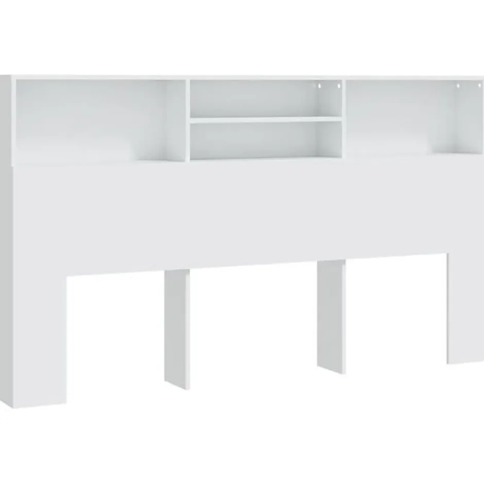 Vidaxl Armoire de tête de lit Blanc 180x19x103,5 cm 811880 Hot