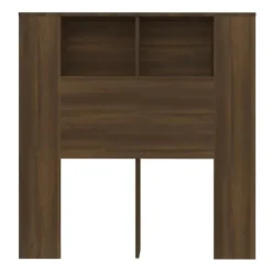 Vidaxl Armoire de tête de lit Chêne marron 100x18,5x104,5 cm 817266. Sale