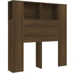 Vidaxl Armoire de tête de lit Chêne marron 100x18,5x104,5 cm 817266. Sale