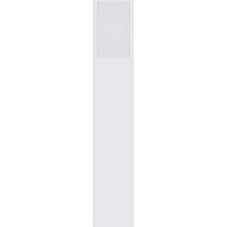 Vidaxl Armoire de tête de lit Blanc 200x18,5x104,5 cm 811952