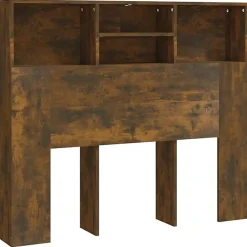 Vidaxl Armoire de tête de lit Chêne marron 100x19x103,5 cm Online