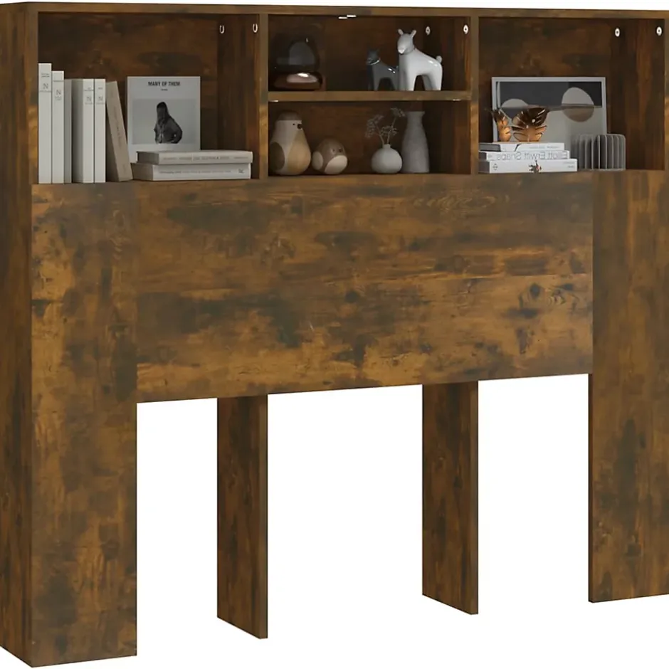 Vidaxl Armoire de tête de lit Chêne marron 100x19x103,5 cm Online