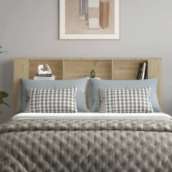 Vidaxl Armoire de Tête de Lit Murale Meuble de Chambre à Coucher Tête de Lit avec Rangement Accessoire de Lit Intérieur 811946 Hot