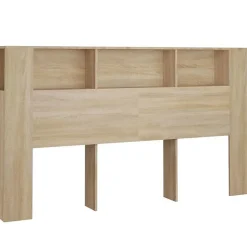 Vidaxl Armoire de Tête de Lit Murale Meuble de Chambre à Coucher Tête de Lit avec Rangement Accessoire de Lit Intérieur 811946 Hot