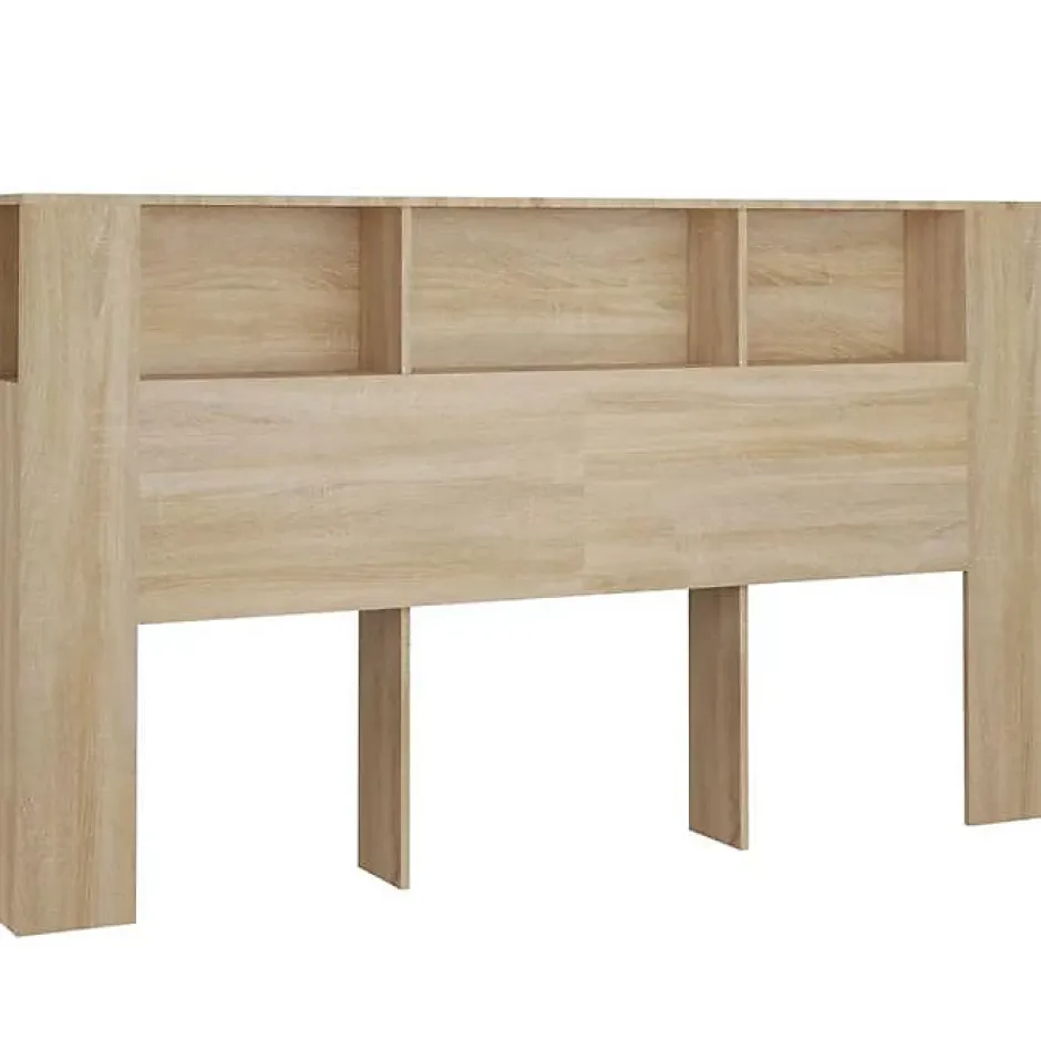 Vidaxl Armoire de Tête de Lit Murale Meuble de Chambre à Coucher Tête de Lit avec Rangement Accessoire de Lit Intérieur 811946 Hot