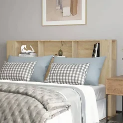 Vidaxl Armoire de Tête de Lit Murale Meuble de Chambre à Coucher Tête de Lit avec Rangement Accessoire de Lit Intérieur 811946 Hot