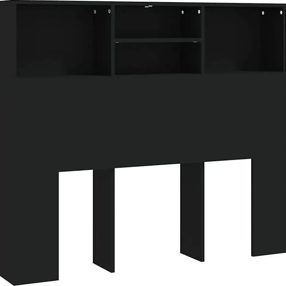 Vidaxl Armoire de tête de lit Blanc 120x19x103,5 cm New