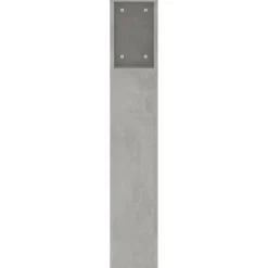 Vidaxl Armoire de tête de lit Gris béton 200x18,5x104,5 cm 811956 Best