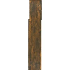 Vidaxl Armoire de tête de lit Chêne fumé 160x19x103,5 cm 817252 Sale