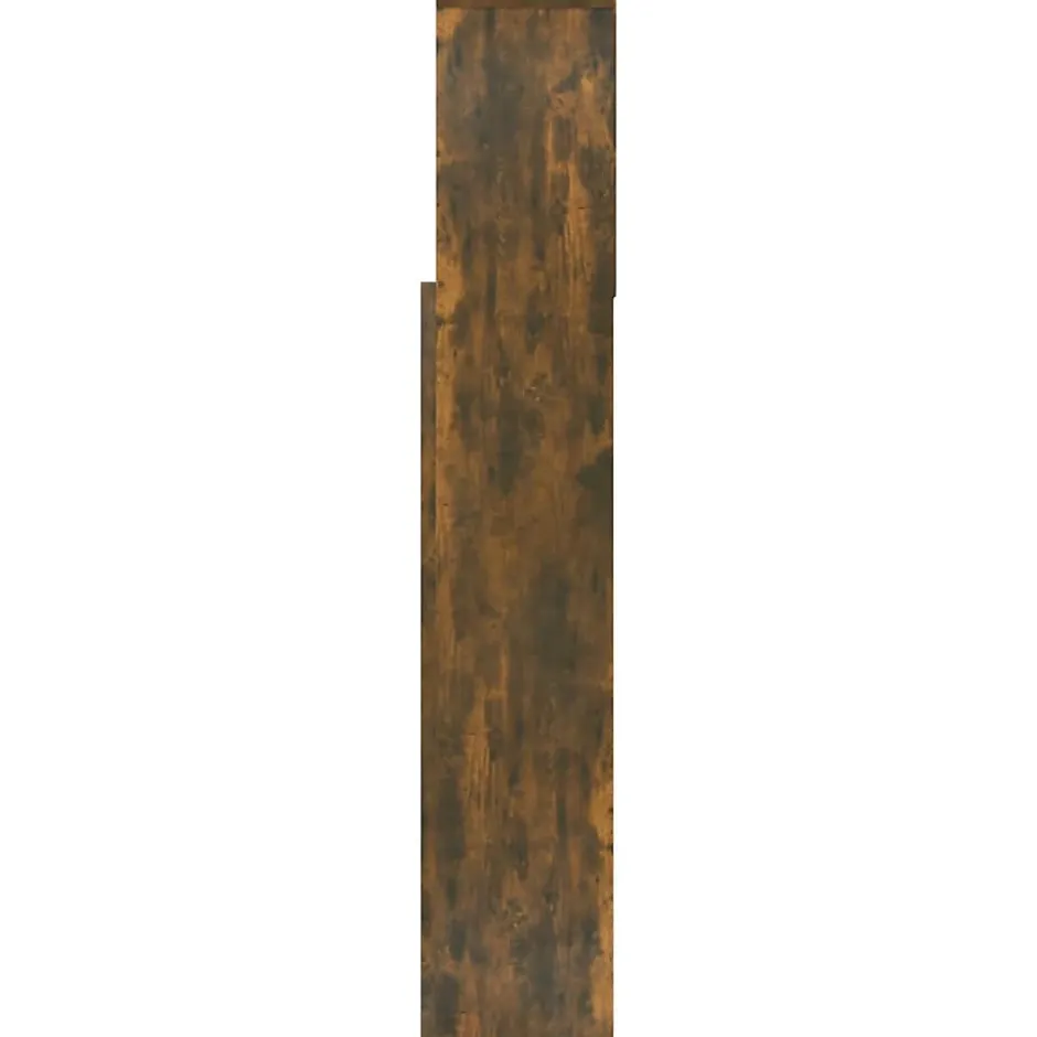 Vidaxl Armoire de tête de lit Chêne fumé 160x19x103,5 cm 817252 Sale