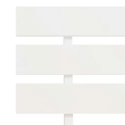Vidaxl Cadre de lit Blanc Bois de pin massif 90 x 200 cm