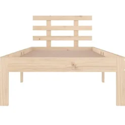 Vidaxl Cadre de lit Bois massif 100x200 cm 814744