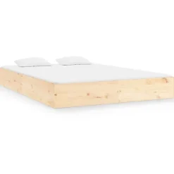 Vidaxl Cadre de lit Bois massif 140x200 cm 820042