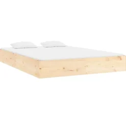 Vidaxl Cadre de lit Bois massif 140x200 cm 820042