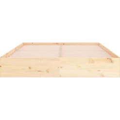 Vidaxl Cadre de lit Bois massif 140x200 cm 820042