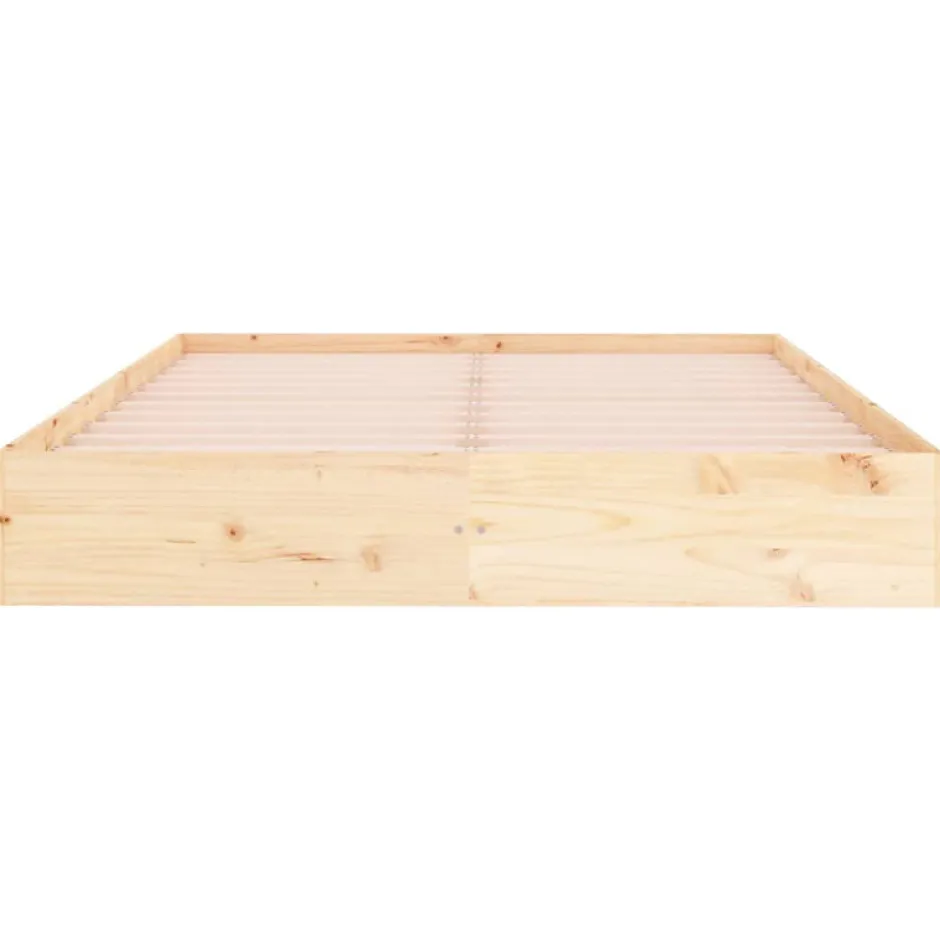 Vidaxl Cadre de lit Bois massif 140x200 cm 820042