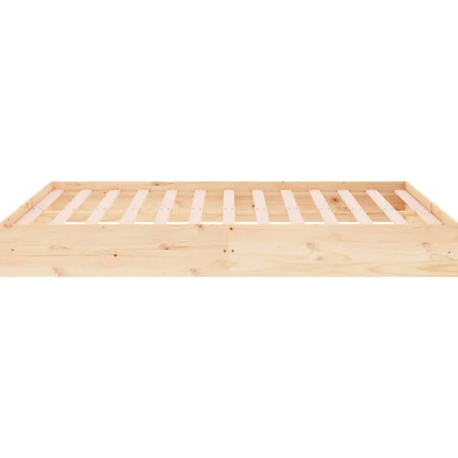 Vidaxl Cadre de lit Bois massif 140x200 cm 820042
