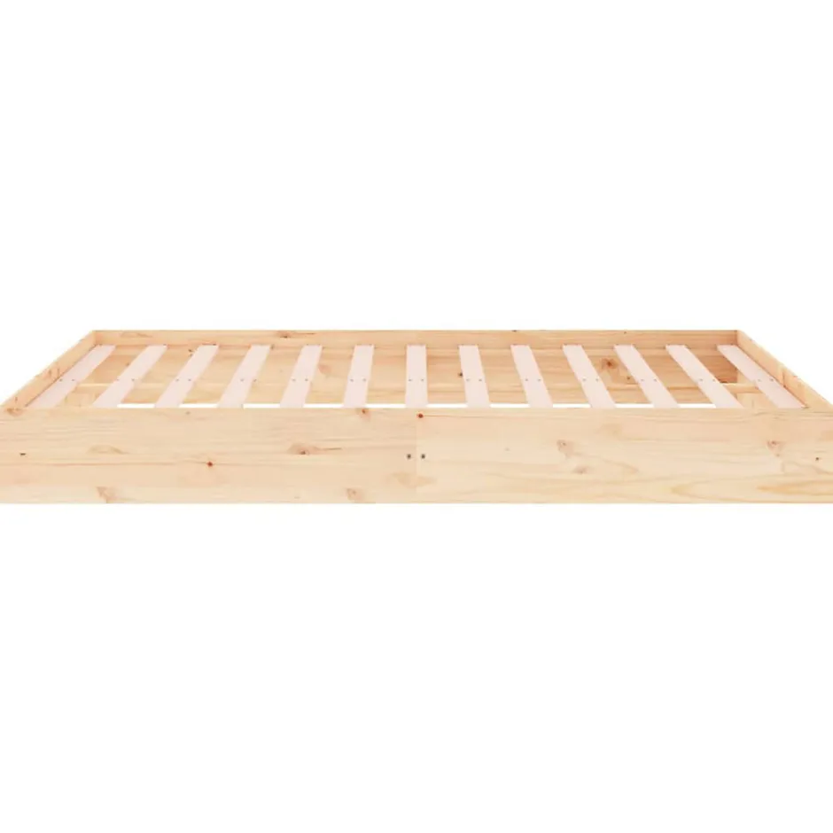 Vidaxl Cadre de lit Bois massif 140x200 cm 820042