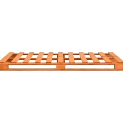 Vidaxl Cadre de lit de palette Marron Bois de pin massif 160 x 200 cm Best