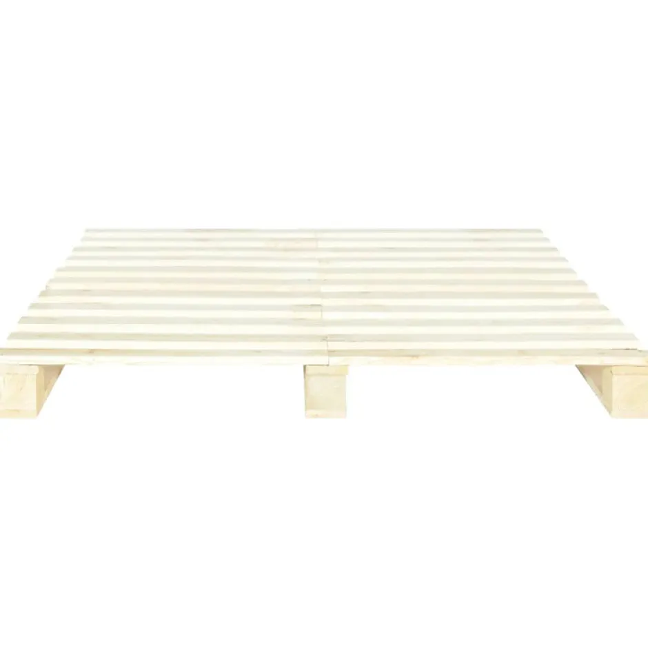 Vidaxl Cadre de lit de palette Bois de pin massif 140 x 200 cm