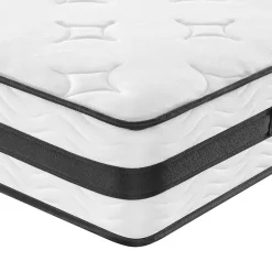 Vidaxl Matelas à ressorts bonnell moyen 90x200 cm 372955