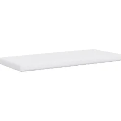 Vidaxl Matelas en mousse blanc 80x200 cm 7 zones dureté 20 ILD,matelas de lit,matelas rafraîchissant,matelas souple,356349 Best