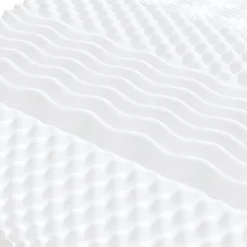 Vidaxl Matelas en mousse blanc 100x200 cm 7 zones dureté 20 ILD 356353 Sale