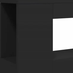 Vidaxl Tête de Lit à LED, Accessoire de Lit, Tête de Cadre de Lit, Meuble de Chambre à Coucher, Noir 200x18,5x103,5 cm Bois 837366 Sale